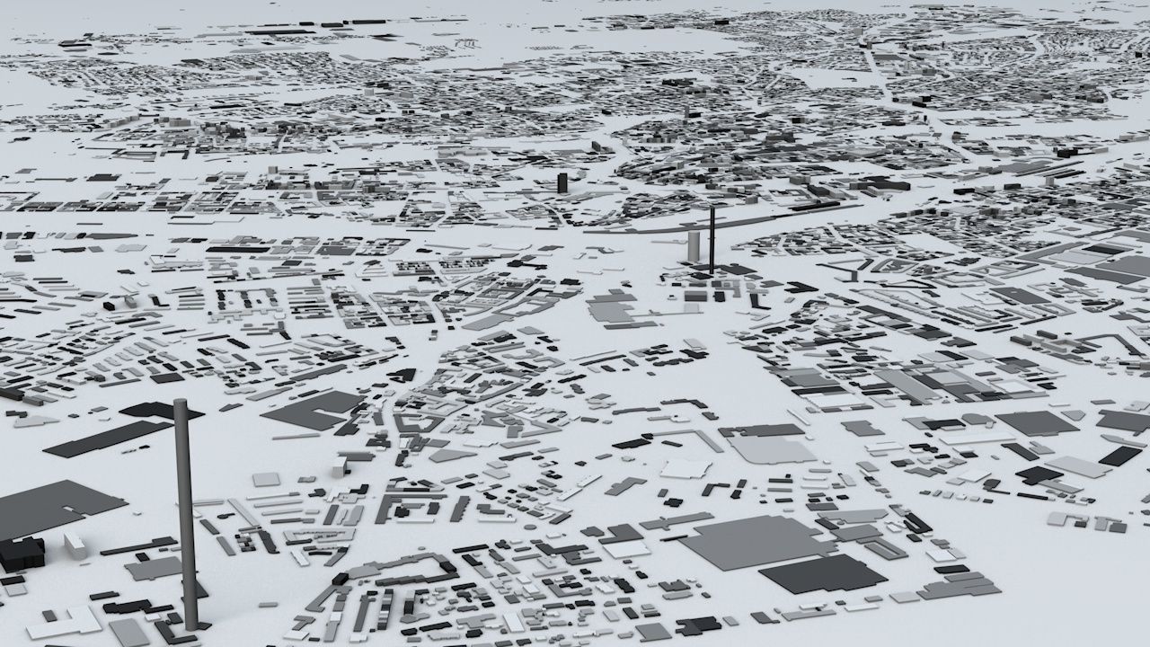 Nuremberg Streets and Buildings 3D model_3