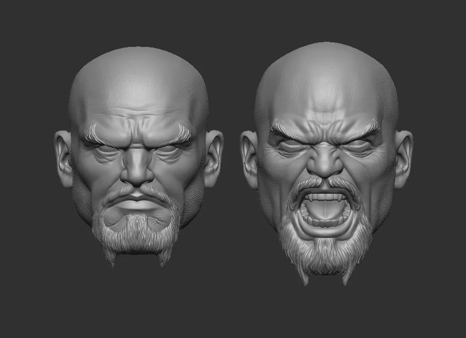 Executioner Headsculpt for Action Figure 3D print model