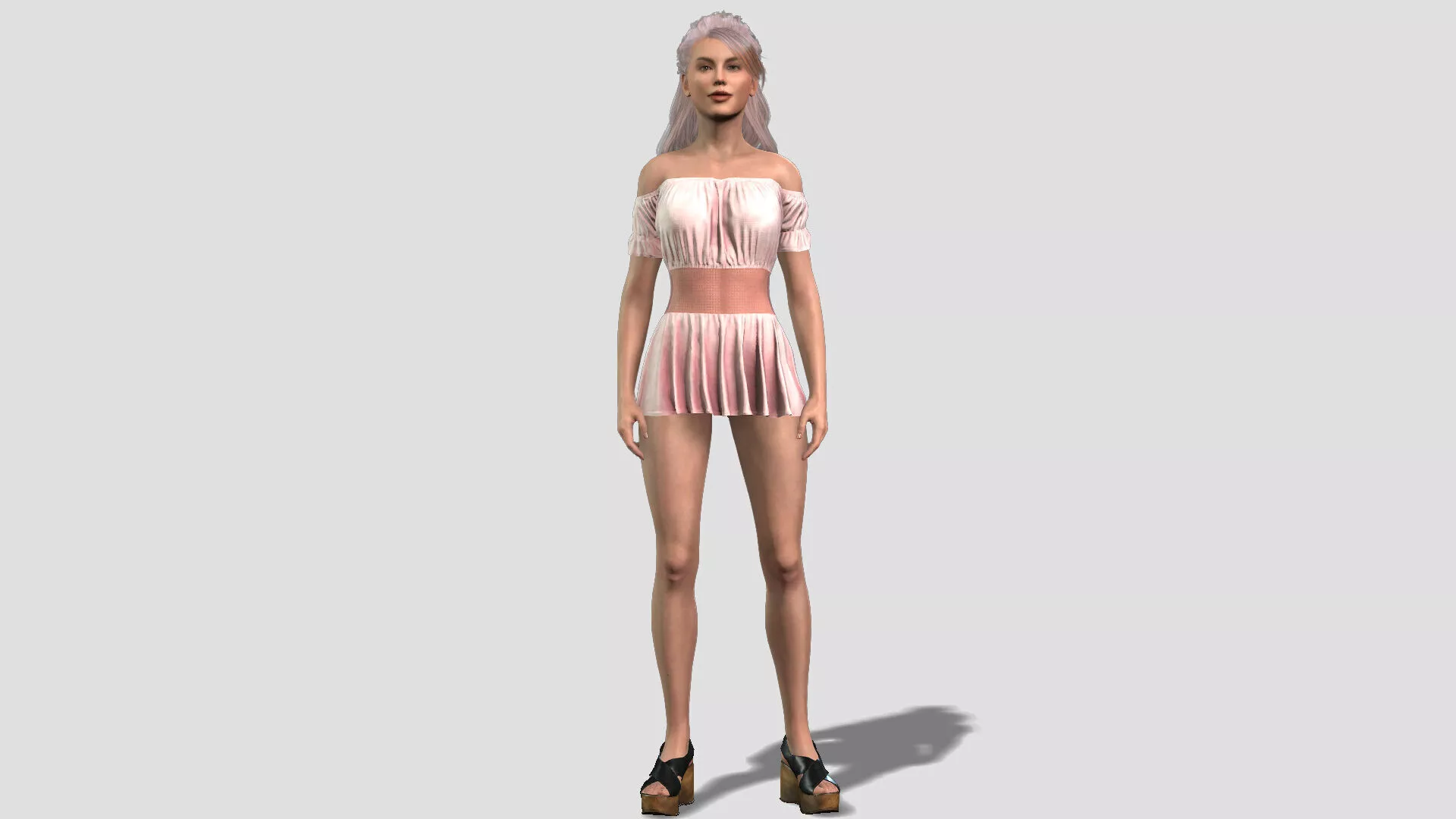 Beautiful Girl 3d Model 3D model