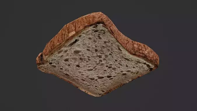Sandwich Bread Game Ready Model  Low-poly 3D model 3