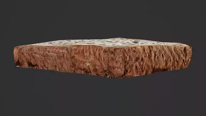 Sandwich Bread Game Ready Model  Low-poly 3D model 4