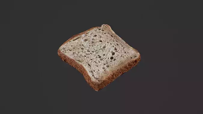 Sandwich Bread Game Ready Model  Low-poly 3D model 7
