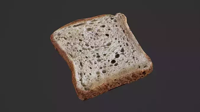 Sandwich Bread Game Ready Model  Low-poly 3D model