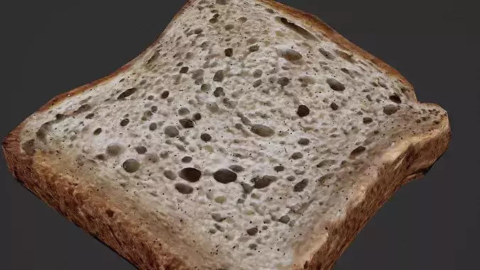 Sandwich Bread Game Ready Model  Low-poly 3D model 5
