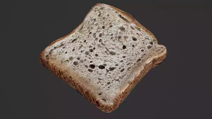 Sandwich Bread Game Ready Model  Low-poly 3D model 2