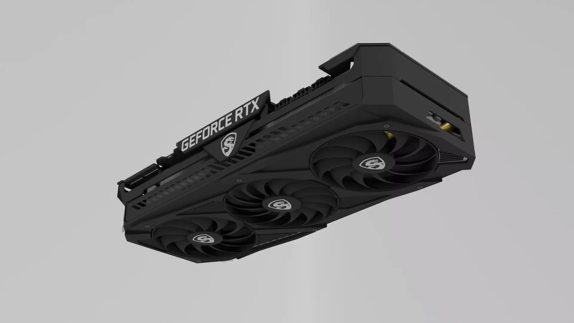 GeForce RTX Graphics Card 3D model