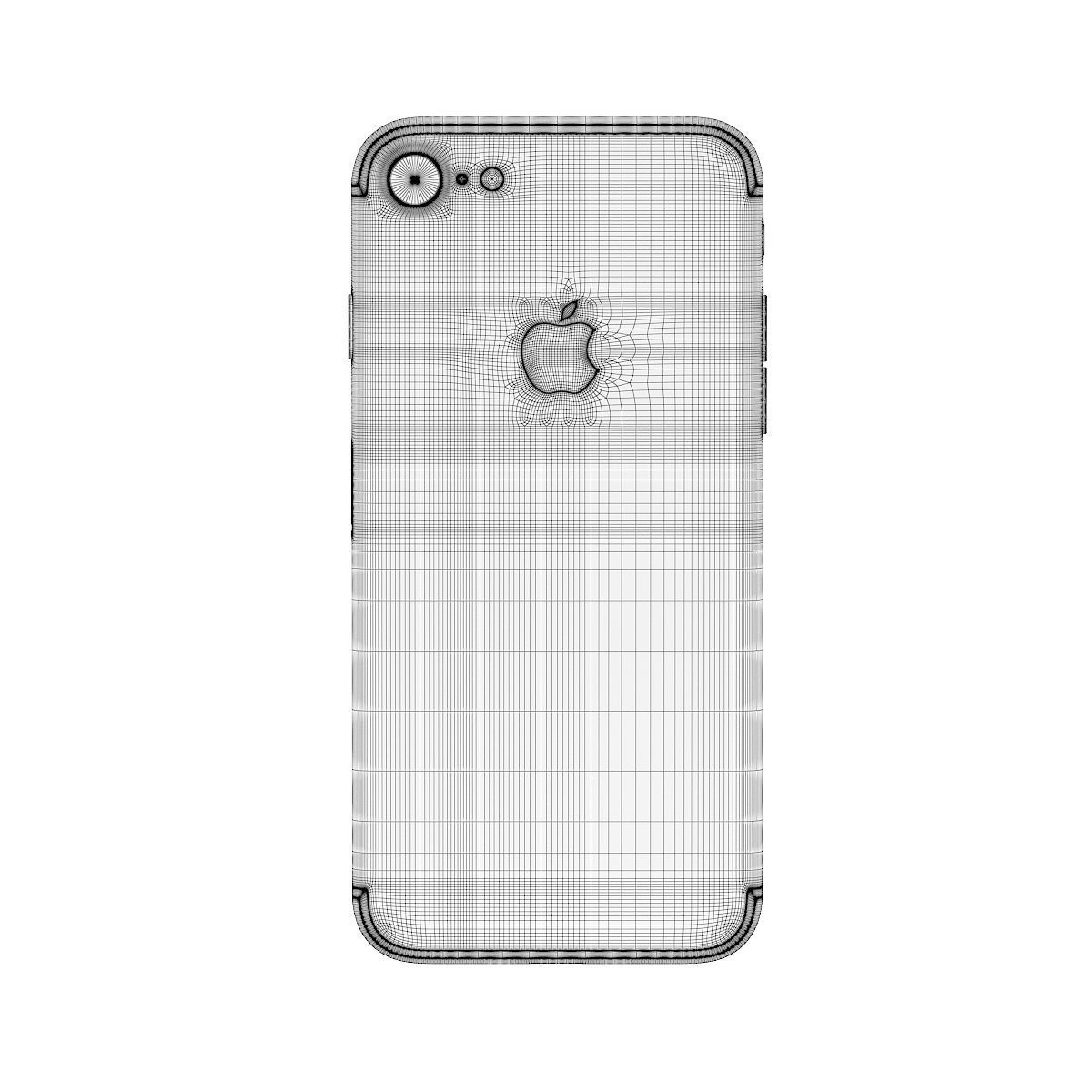 iPhone 7 Shiny Black 3D model_5