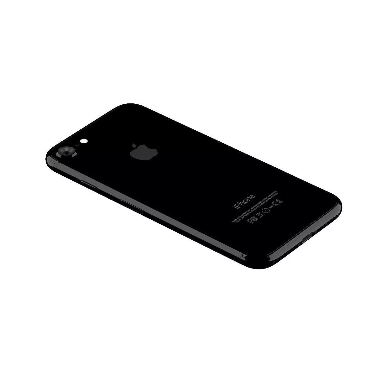 iPhone 7 Shiny Black 3D model_0