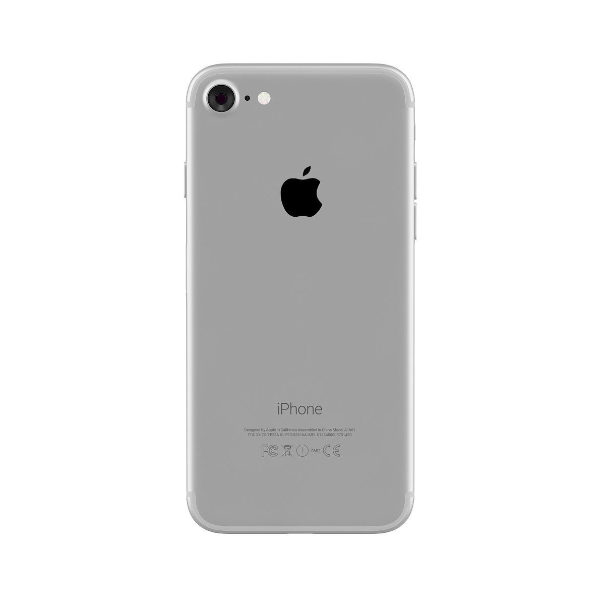 iPhone 7 Silver 3D model_4
