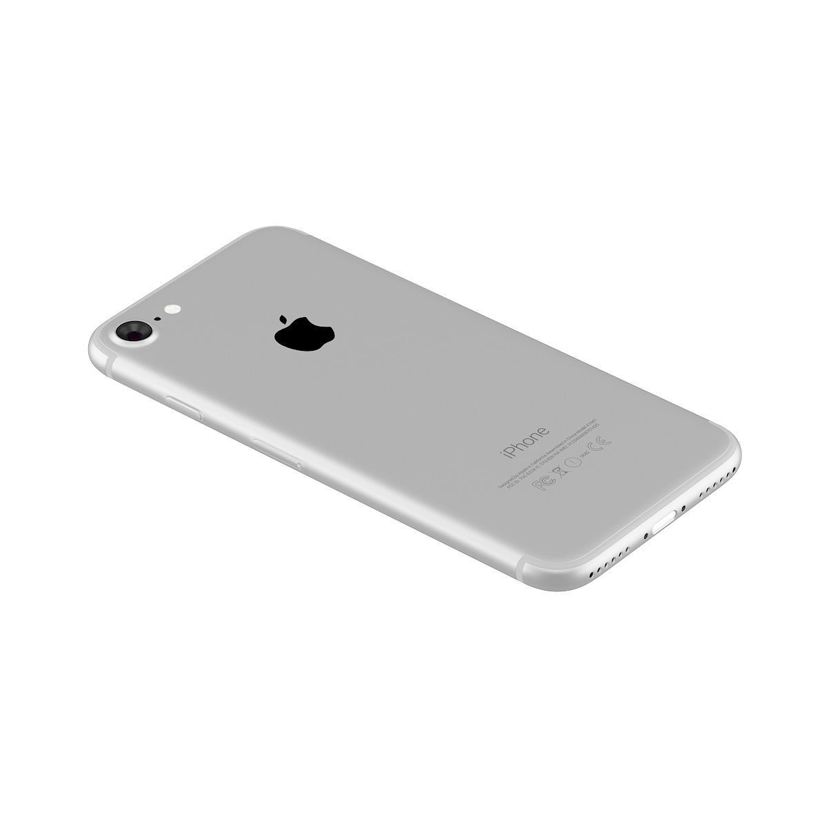 iPhone 7 Silver 3D model_2