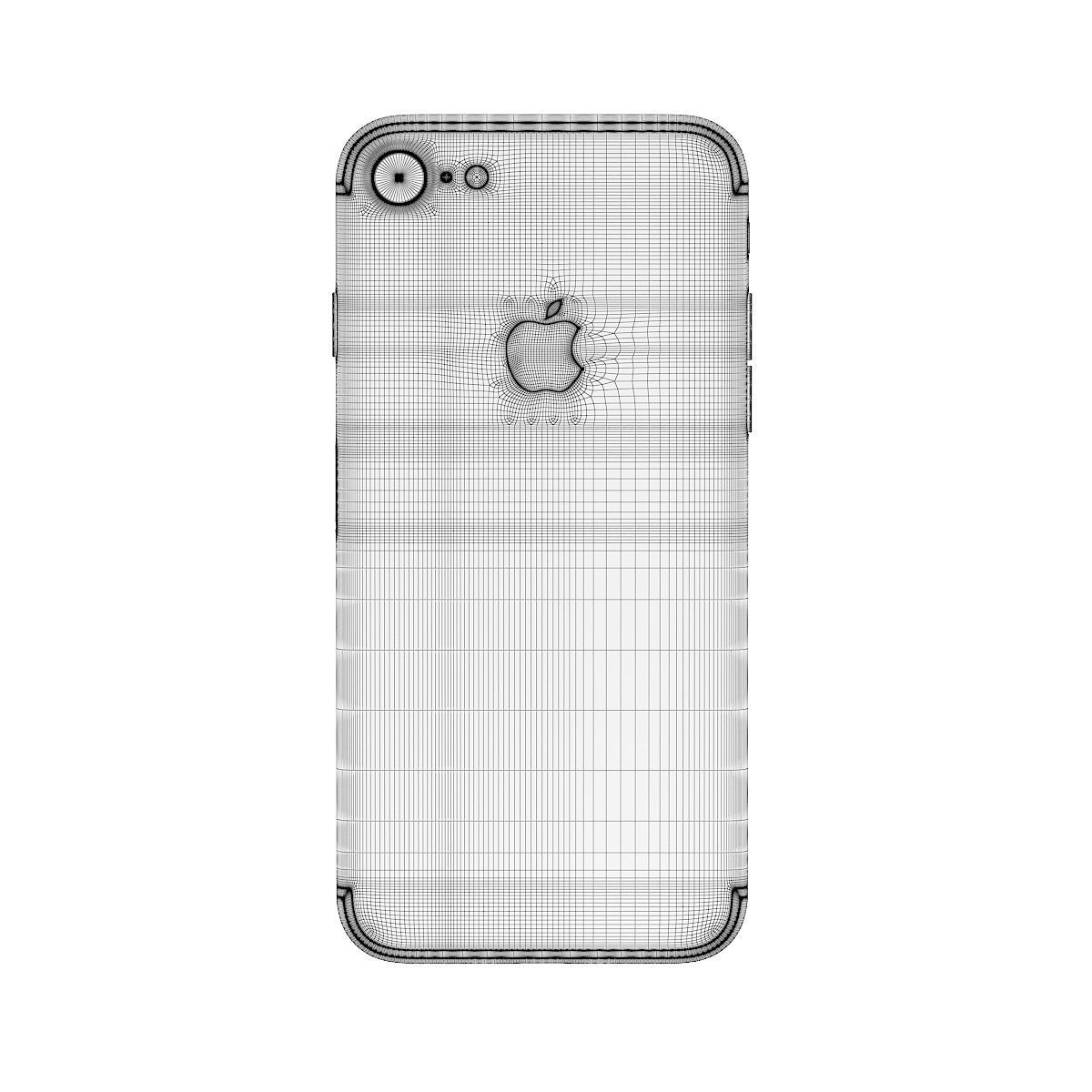 iPhone 7 Silver 3D model_5