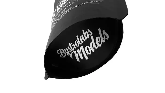 Processed Food Pouch Low-poly 3D model 7