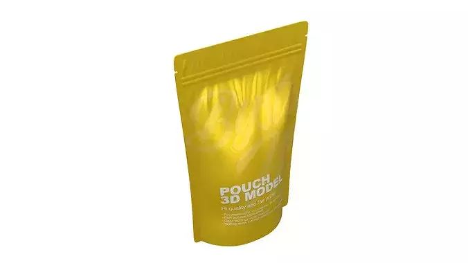 Pills Pouch Low-poly 3D model 5
