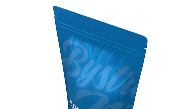 Zipper Pouch Low-poly 3D model 4