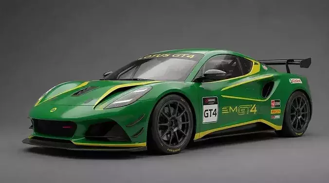 Lotus Emira GT4 Racing Sports Car