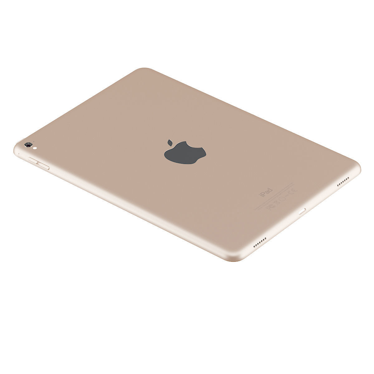 iPad Pro 10 Gold 3D model_2