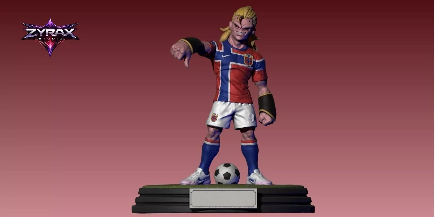 Haaland Majin Buu Meme STL Wordcup Funny Football 3D Print 3D print model