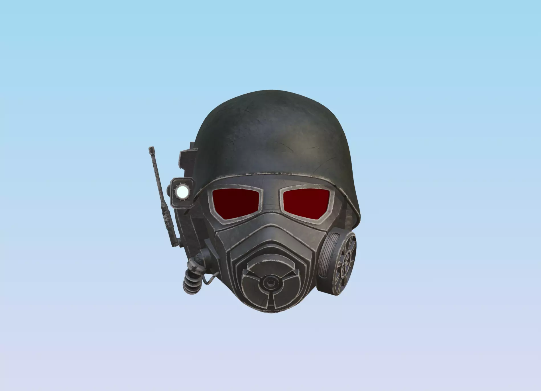 NCR Veteran Ranger Model with several items Low-poly 3D model