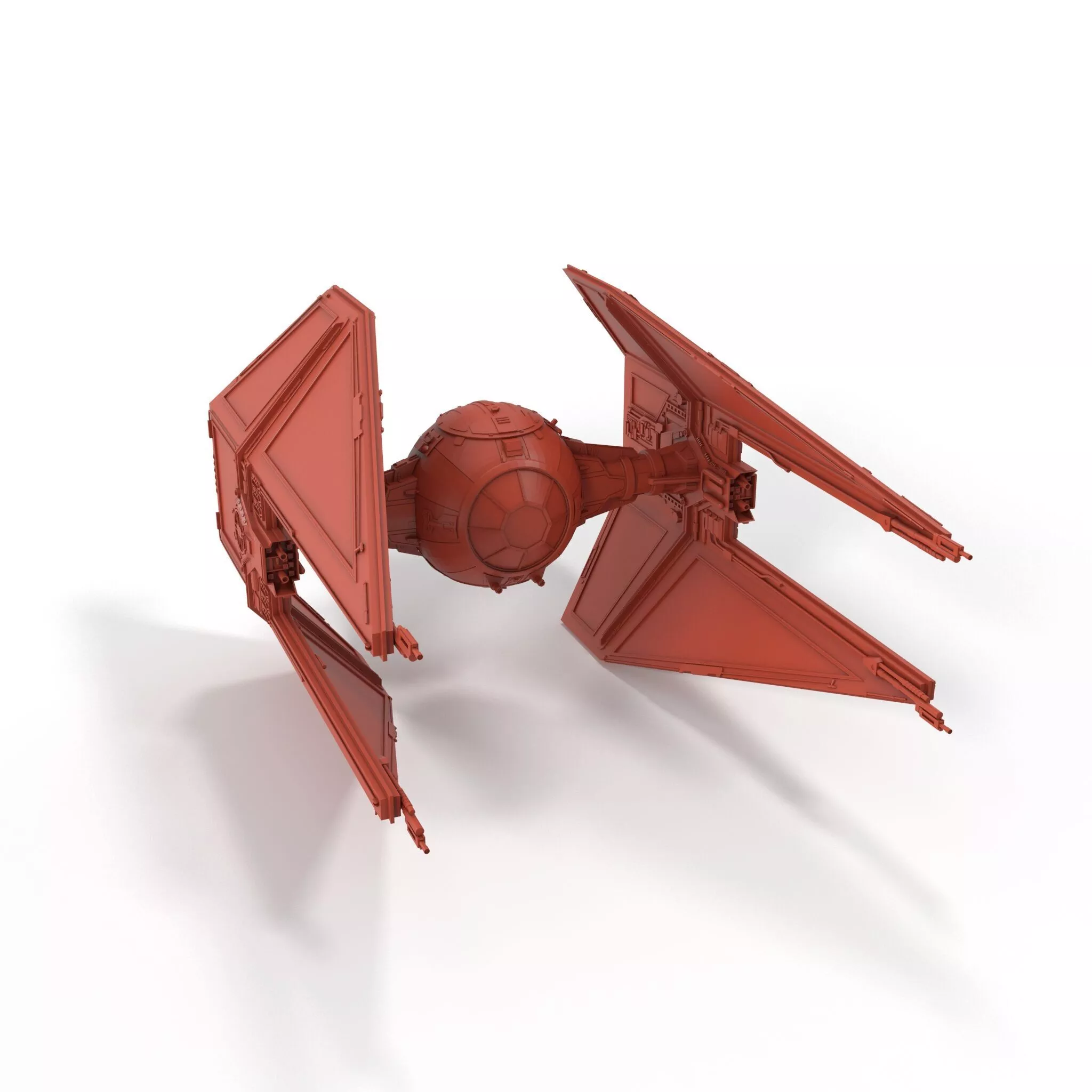 Star Wars TIE Interceptor for 3D Print 3D print model