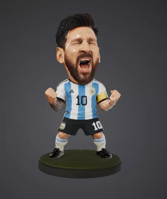 Lionel Messi Collectible Figure 3D print model 3D print model