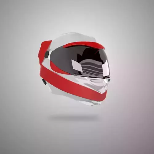Helmet 3d motorcycle