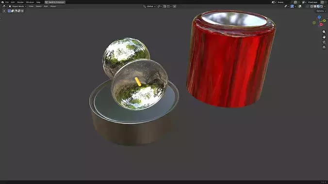 Warning Light PBR 7 Low-poly 3D model 7