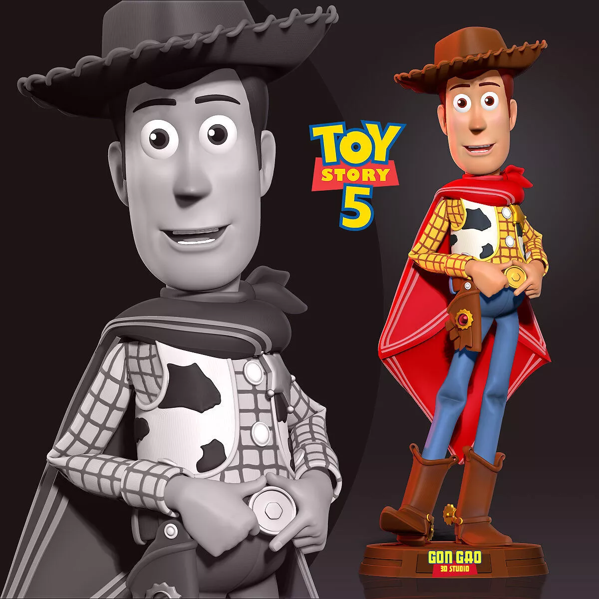 Woody - Toy Story 5 3D print model