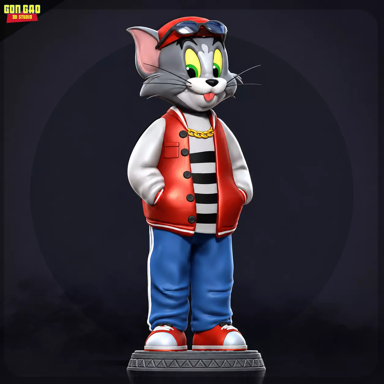 Street Style Tom Cat 3D print model
