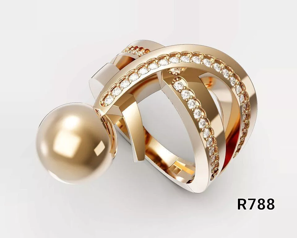Exceptional opportunity Stylish and elegant ring 3D print model