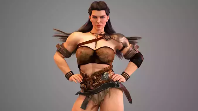 Amazon Warrior 3D model