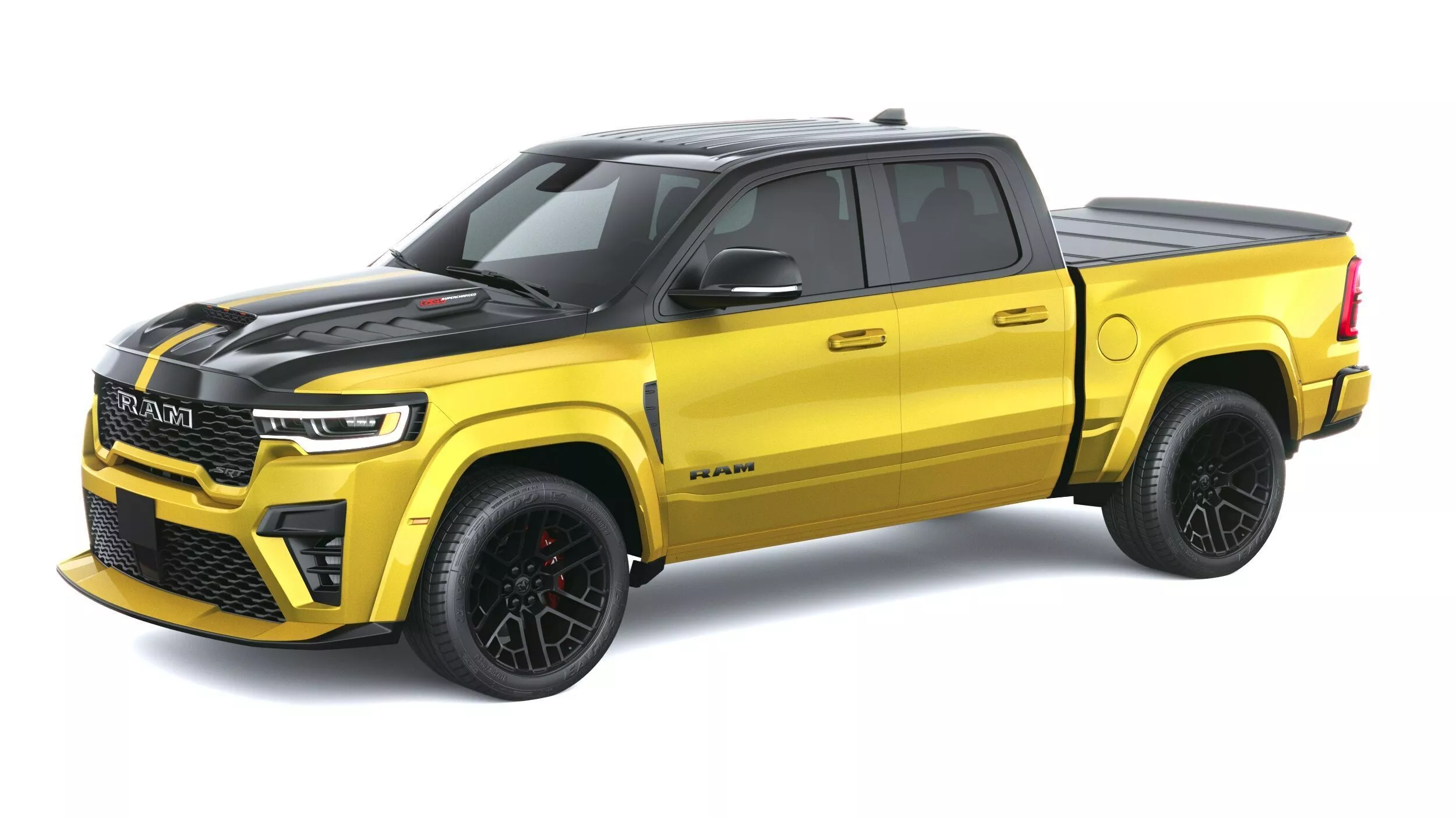 Ram 1500 Rumble Bee SRT Quad Cab 2027 3D model