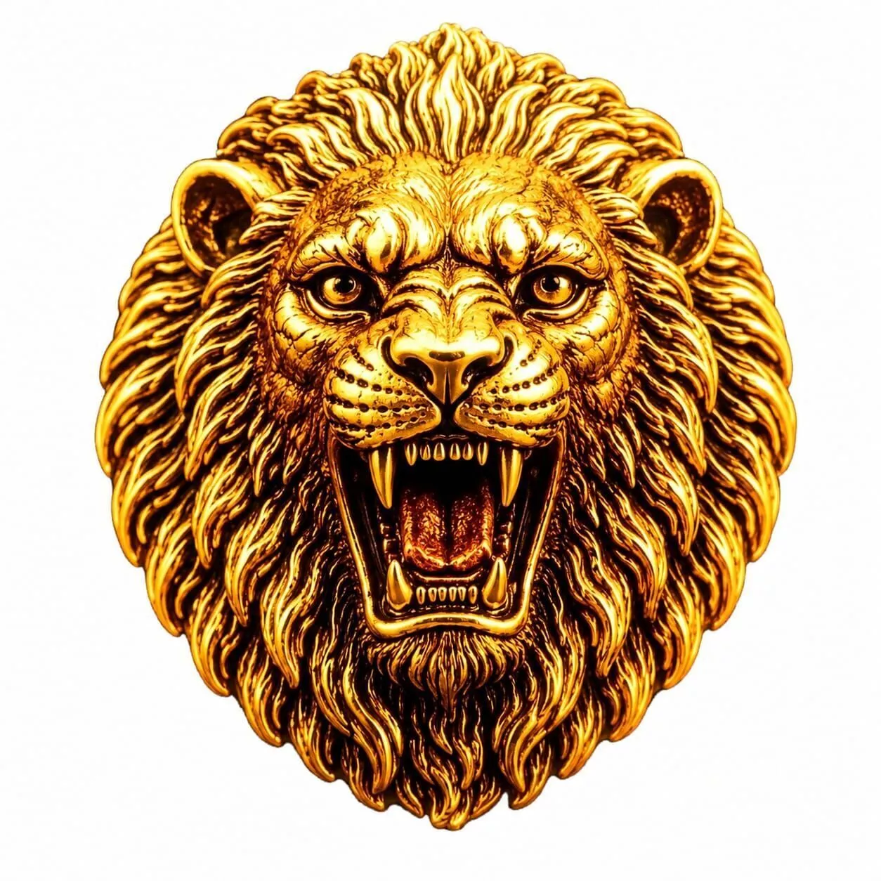 Pendant Lion Pendant Lion Head Pendant Hiphop Lion 3D print model