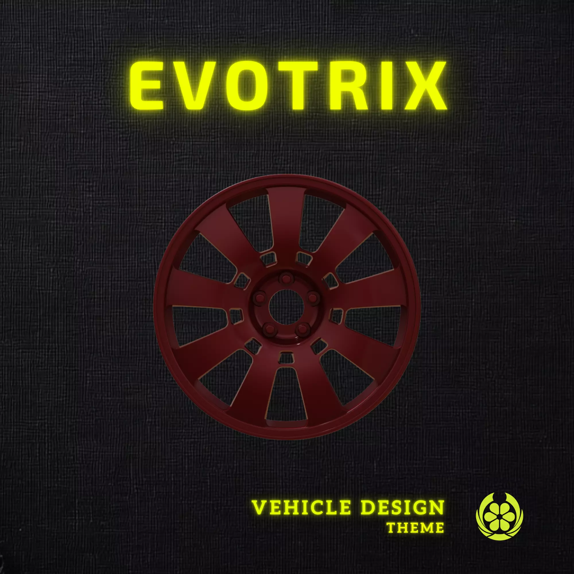 Modified 15 Enkei RC-T5 V3 Car Rim - 3D Print 3D print model
