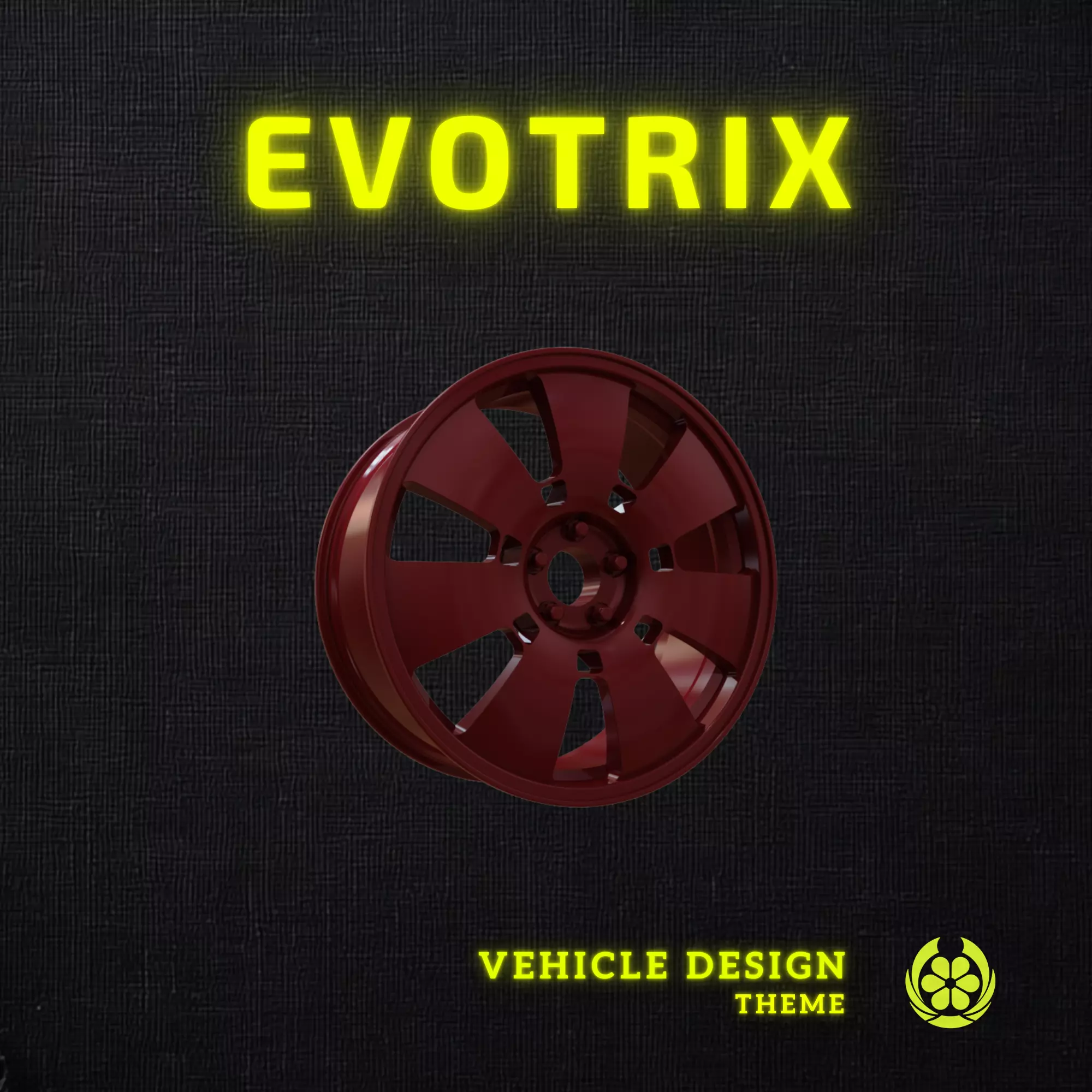 Modified 17 Enkei RC-T5 V5 Car Rim - 3D Print 3D print model