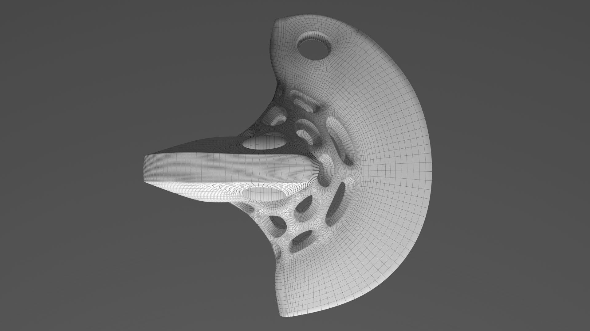 Sphericon Pendant 3D print model_2