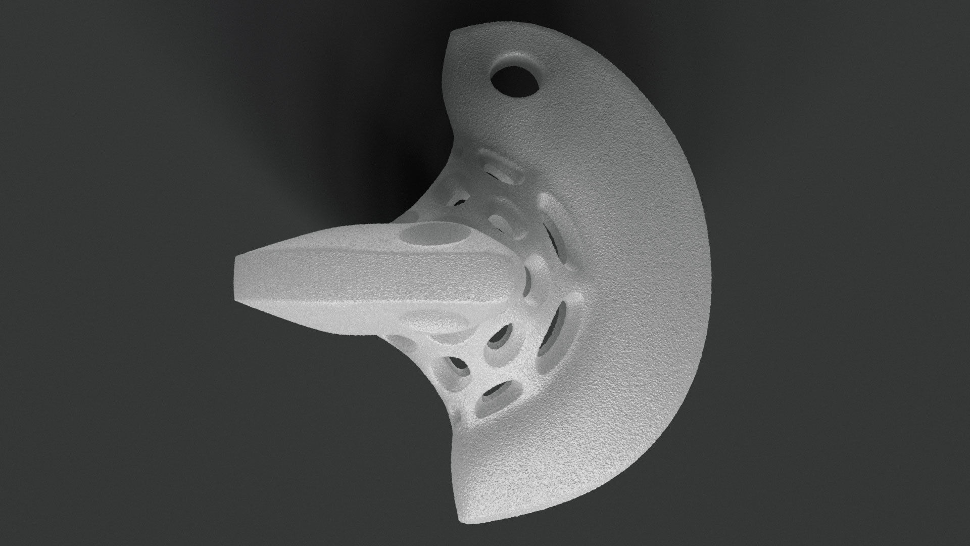 Sphericon Pendant 3D print model_3