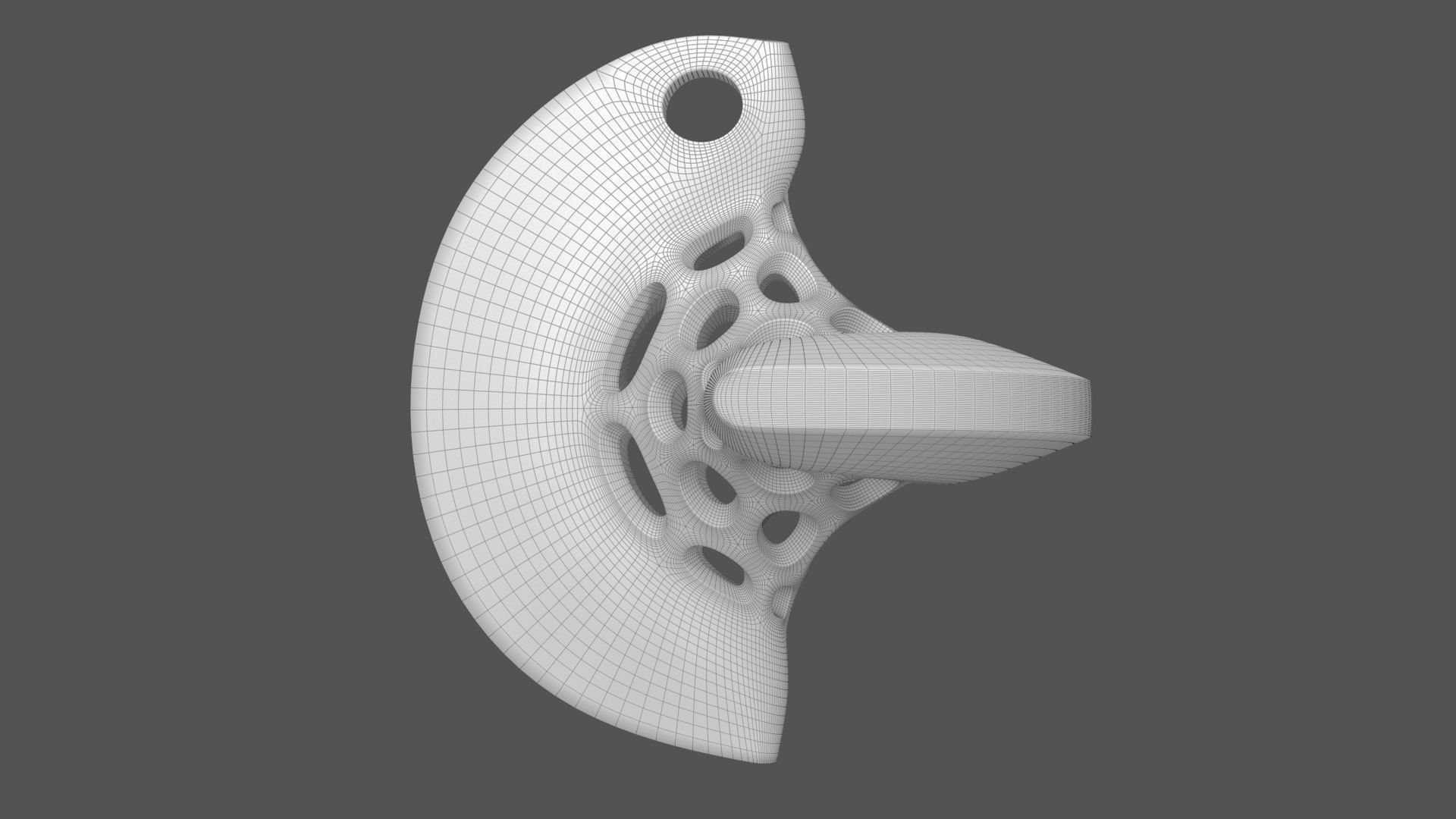 Sphericon Pendant 3D print model_5