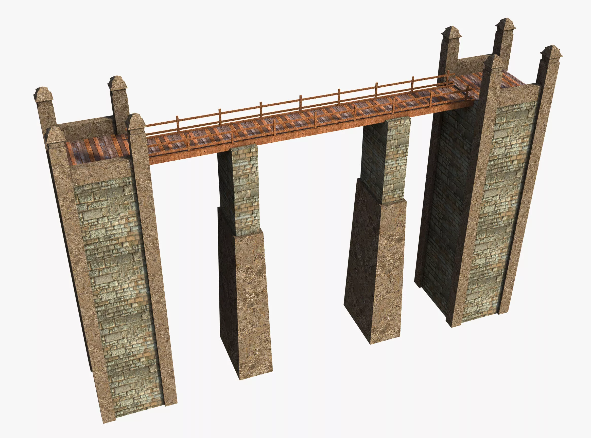 Ancient Bridge Free 3D model