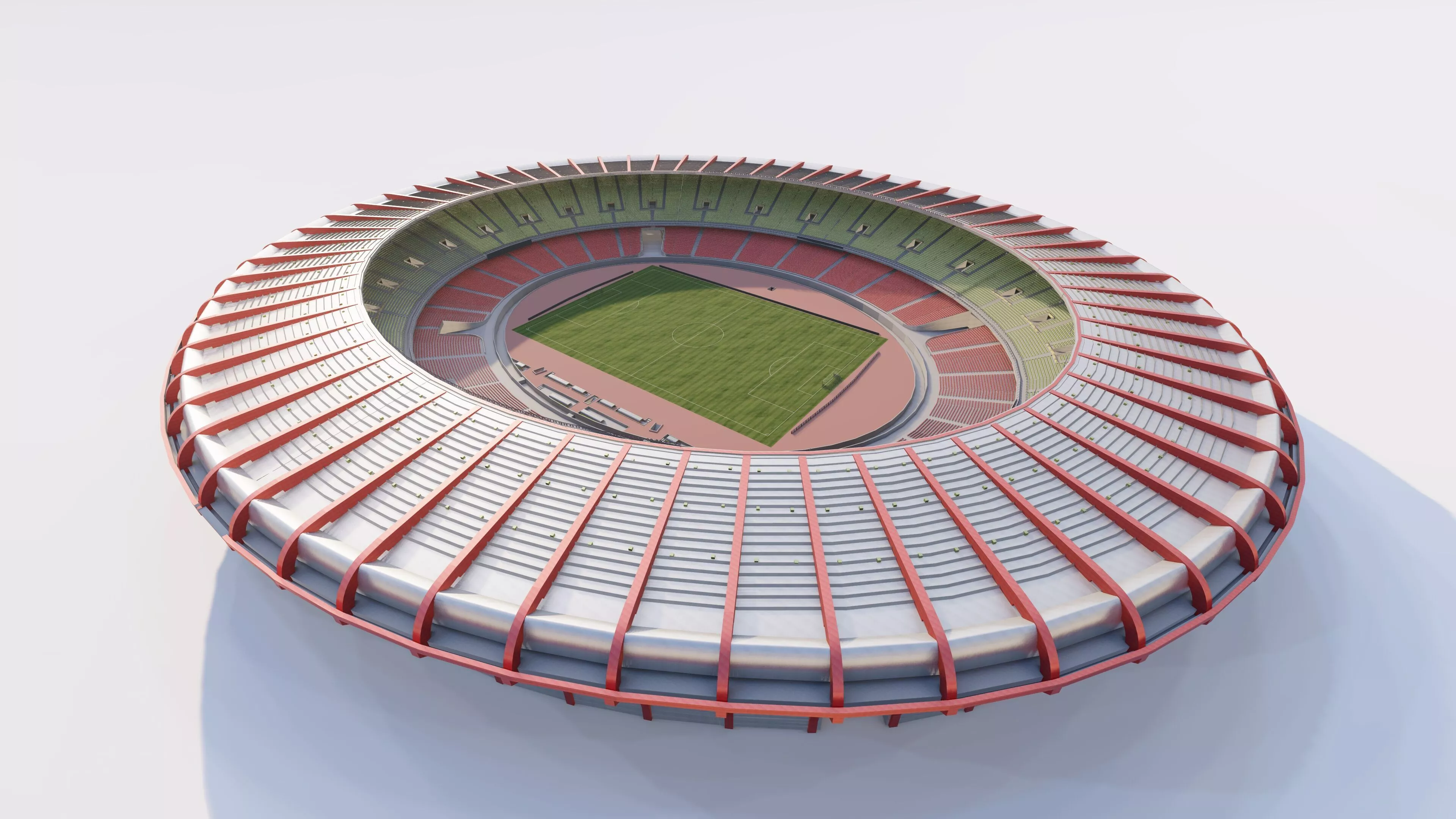 Football Stadium-American football 3D model