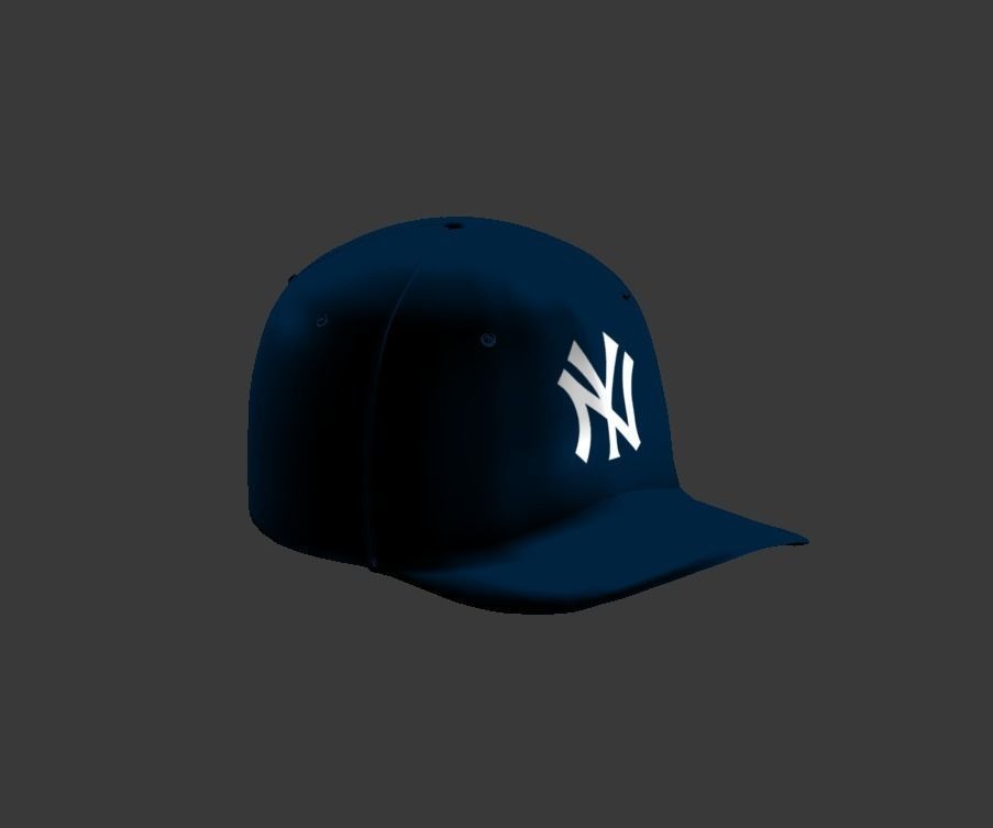 Baseball Hat Free 3D model_0