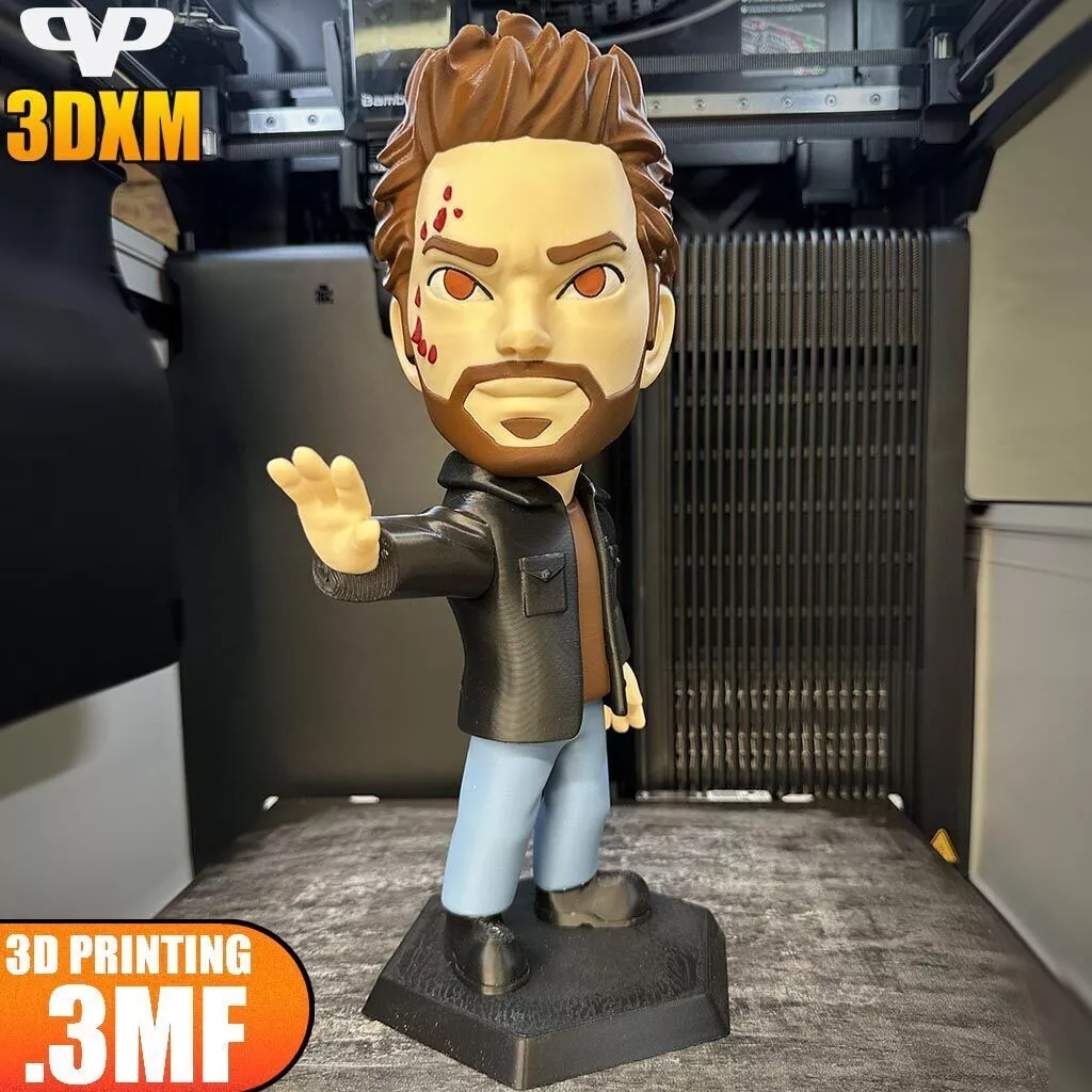 Lucifer Supernatural Chibi STL 3MF for 3D Printing ChibiSTL 3D print model