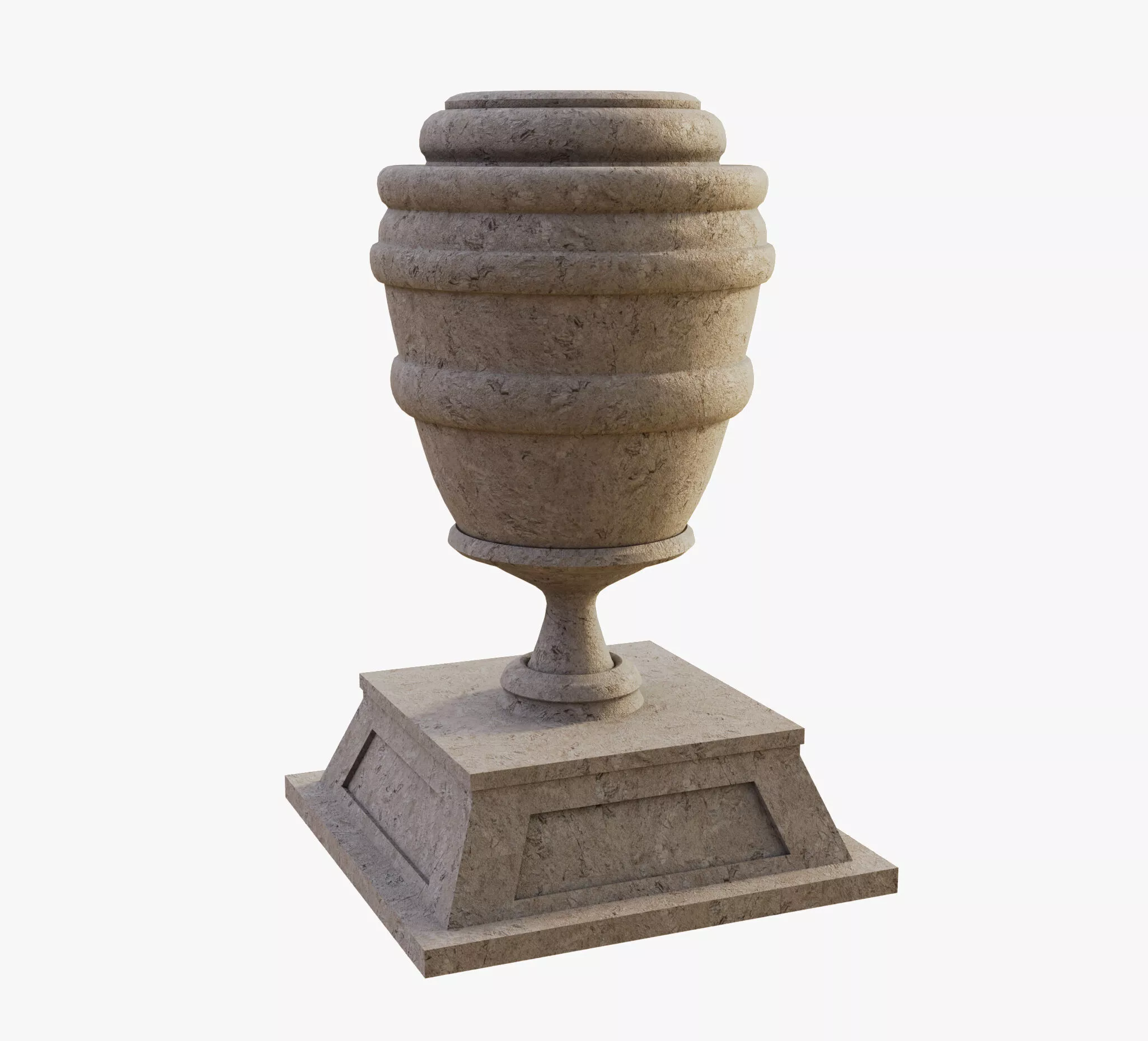 Classic decoration Pot Free 3D model