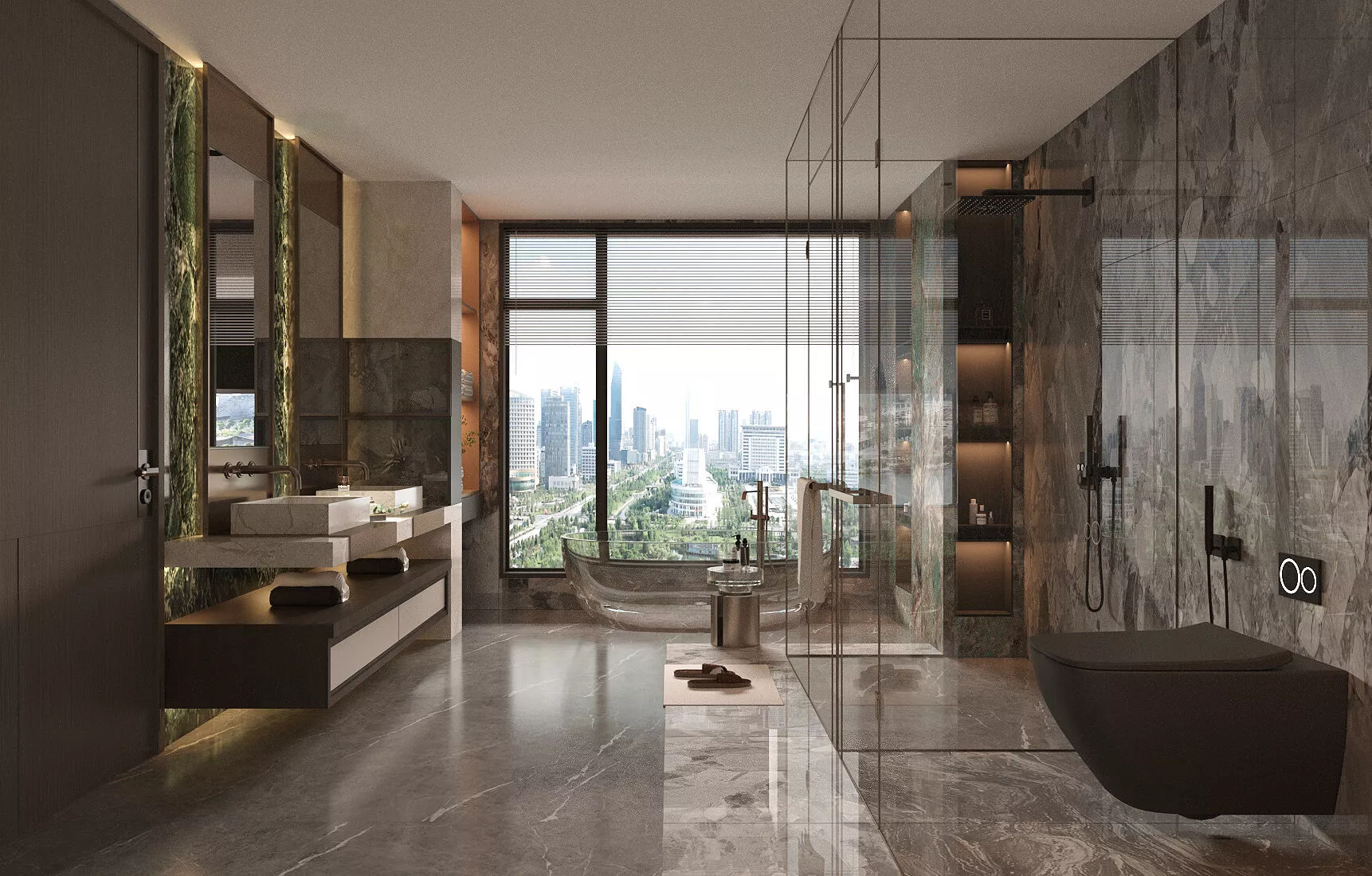 Italian Luxury-style Bathroom 3D model