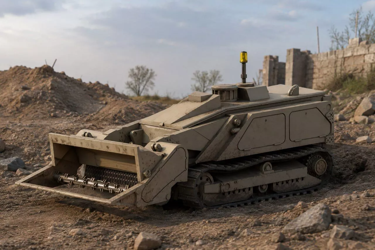 MULTI MISSION EOD ROBOTIC SYSTEM MV-4 3D print model