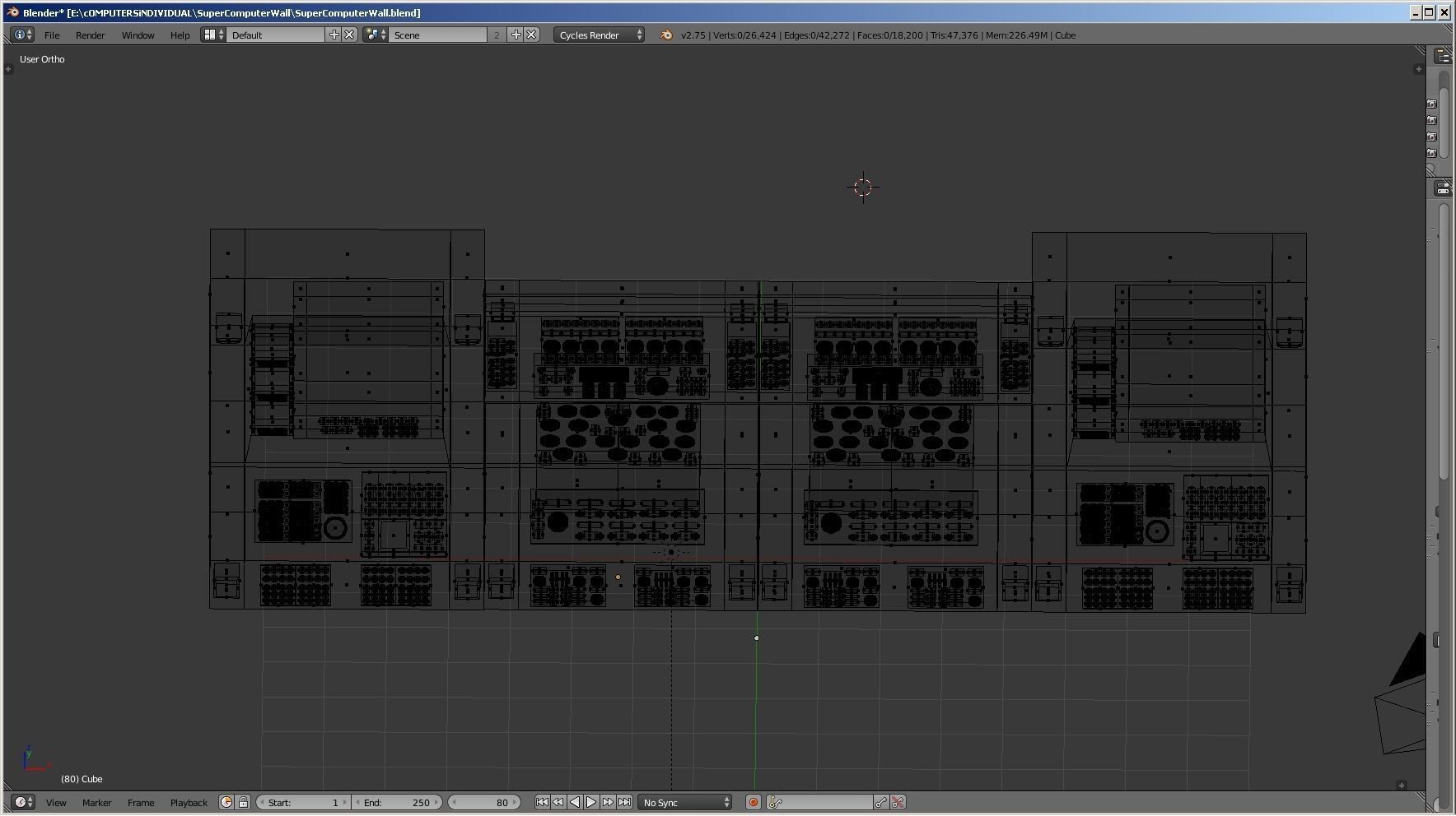 Computer Retro Super Machine PBR Electronics Sci Fi Prop Machine Low-poly 3D model_4