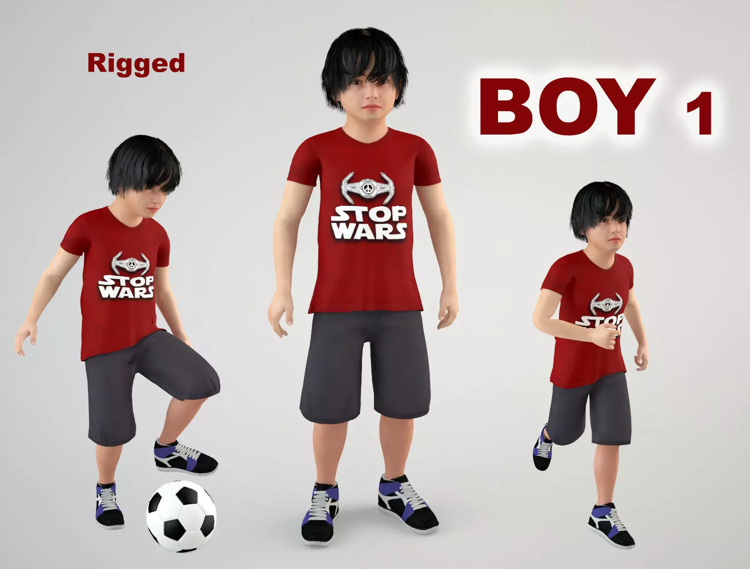 Boy 1 3D model_0