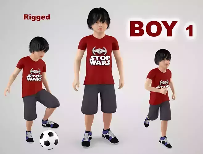 Boy 1 3D model