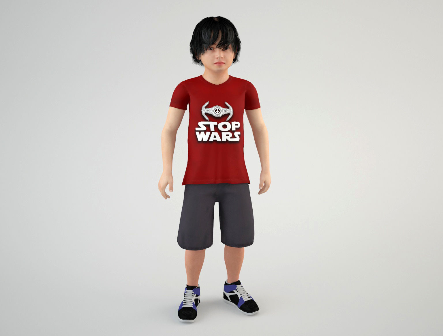 Boy 1 3D model_2