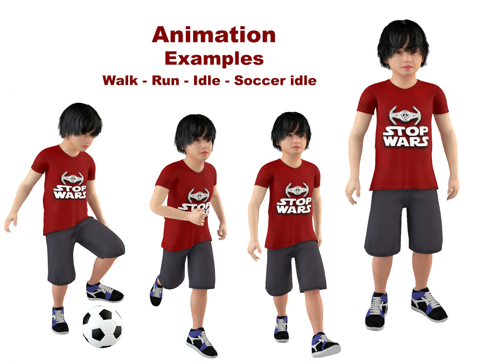 Boy 1 3D model_8