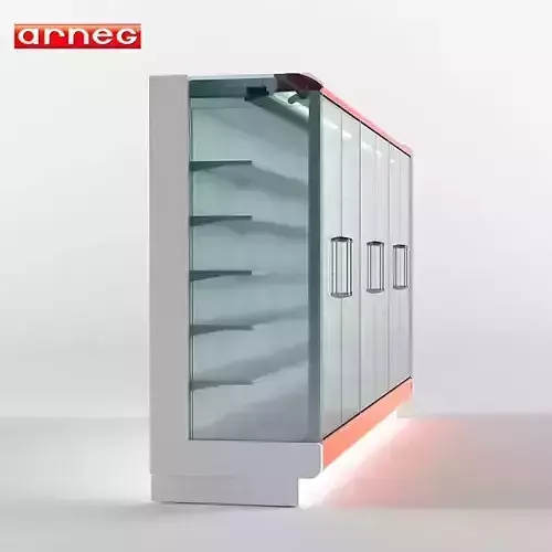 Vertical supermarket refregirator Santiago by Arneg